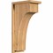 Ekena Millwork Huntington Smooth Corbel w/Backplate, Western Red Cedar, 7 1/2"W x 12"D x 24"H COR08X12X24HUN01SWR - alternate 1